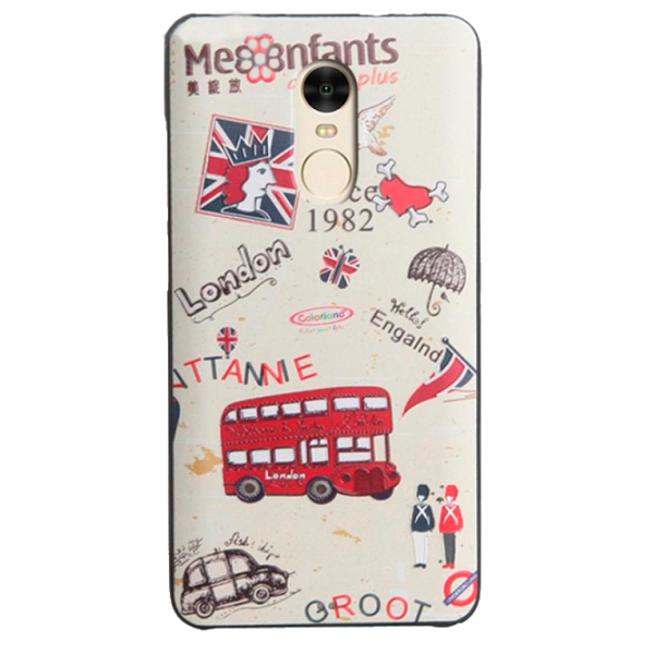 Husa Xiaomi Redmi Note 4X MY COLORS Back/ TPU/ London Bus White photo 1