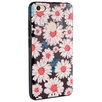 Чехол для смартфона Xiaomi Redmi Note 5A MY COLORS/ Back/ TPU/ Flowers Синий