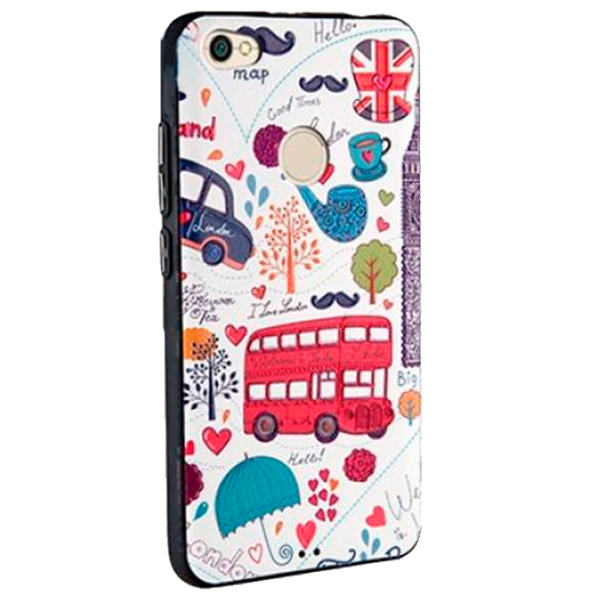 Husă pentru smartphone Xiaomi Redmi Note 5A MY COLORS/ Back/ TPU/ London Bus White photo 1 Husă pentru smartphone Xiaomi Redmi Note 5A MY COLORS/ Back/ TPU/ London Bus White photo 1