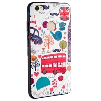 Husă pentru smartphone Xiaomi Redmi Note 5A MY COLORS/ Back/ TPU/ London Bus White