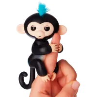 Интерактивная игрушка Fingerlings Monkey 33088001 6+/ Черный