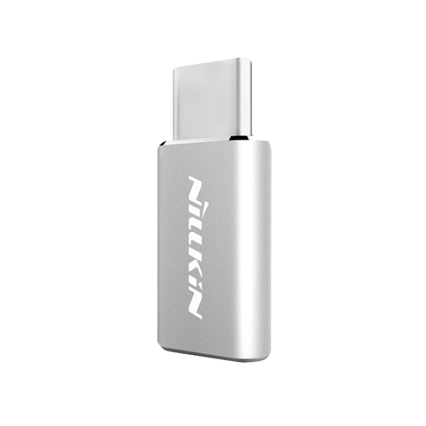 Адаптер Adapter Micro to Type C Серебристый photo 1