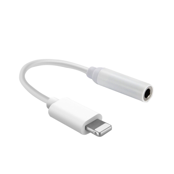 Adapter Cablexpert  Lightning to 3.5mm/ White photo 1 Adapter Cablexpert  Lightning to 3.5mm/ White photo 1