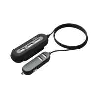 Автомобильное зарядное устройство Hama (136666) 2+3 Power Extension/ 10 A/ Черный