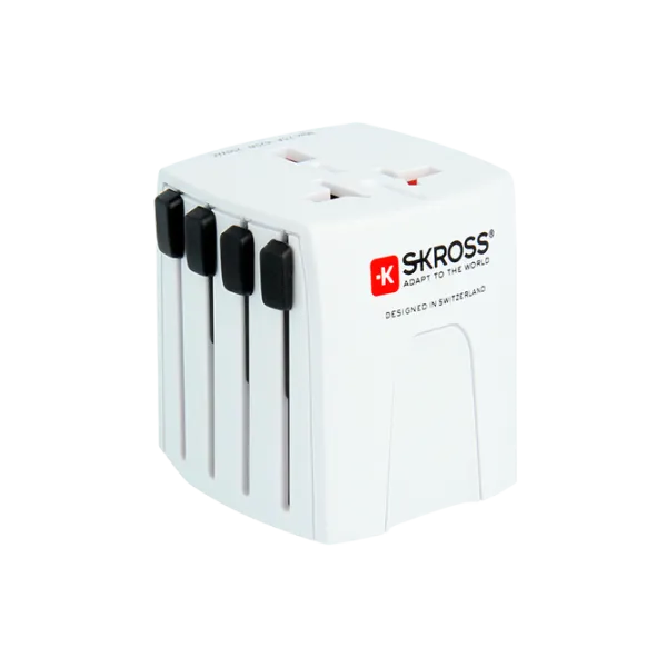 Adapter SKross (302830) World MUV Micro USB/ 2.4 A/ White photo 1