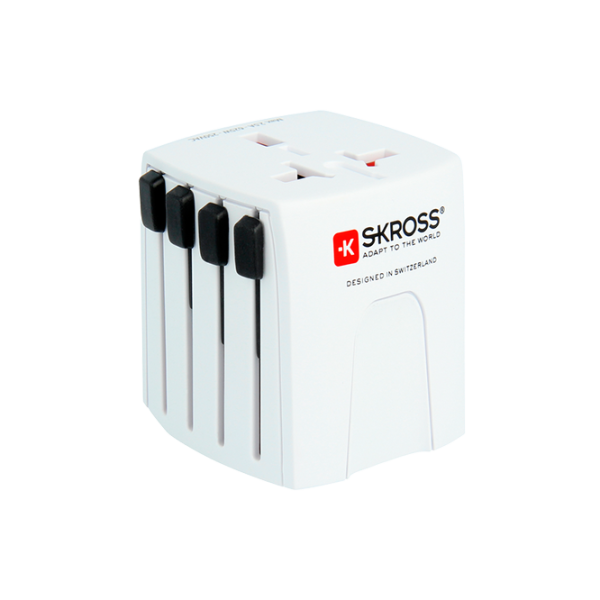Adapter SKross (302830) World MUV Micro USB/ 2.4 A/ White photo 1