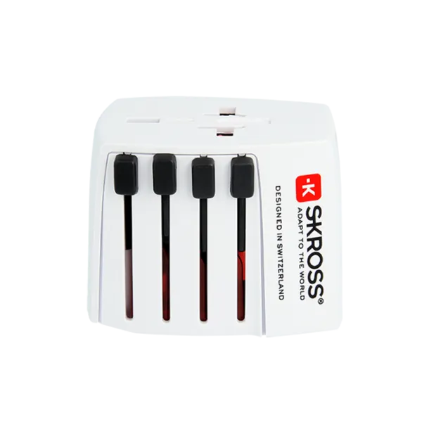 Adapter SKross (302930) World MUV USB/ 2.4 A/ White photo 1