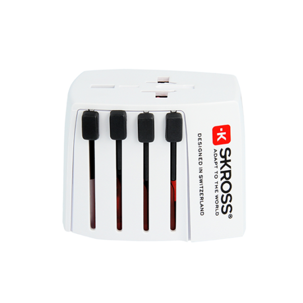 Adapter SKross (302930) World MUV USB/ 2.4 A/ White photo 1