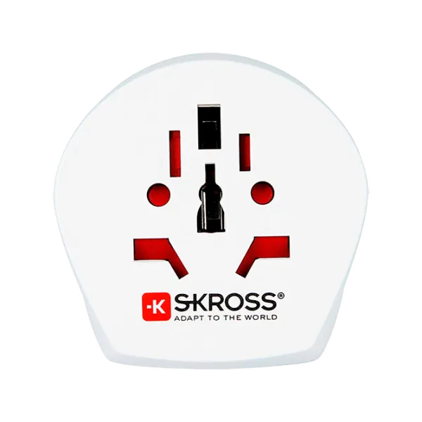 Адаптер SKross World to Europe/ Белый photo 1 Адаптер SKross World to Europe/ Белый photo 1