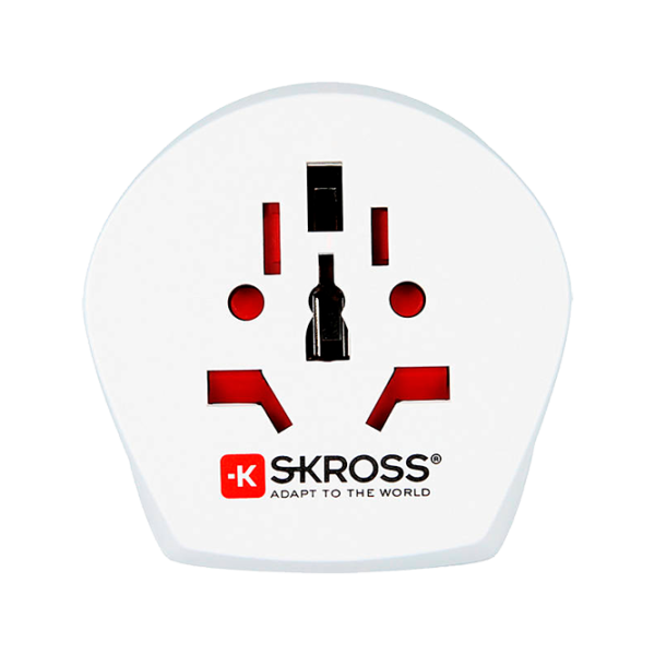 Адаптер SKross World to Europe/ Белый photo 1 Адаптер SKross World to Europe/ Белый photo 1