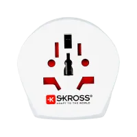 Адаптер SKross World to Europe/ Белый