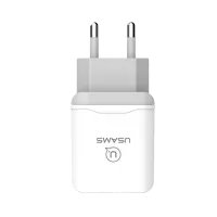 Сетевой адаптер Usams CC024 3 A/ Белый