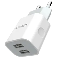 Сетевое зарядное устройство Usams CC023 2.4 А/ Белый