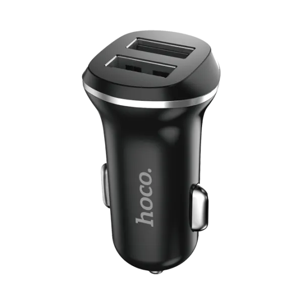 Adapter auto Hoco Z1 2.1 А/ Черный photo 1
