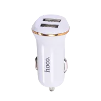Адаптер Hoco Z1 Автомобильный/ 2.1A/ Белый
