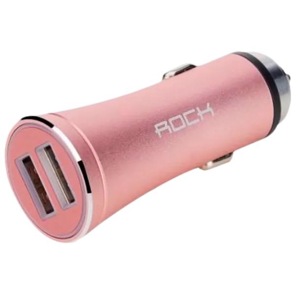 Adapter auto Rock H1 with hammer 2.4 A/ Pink photo 1