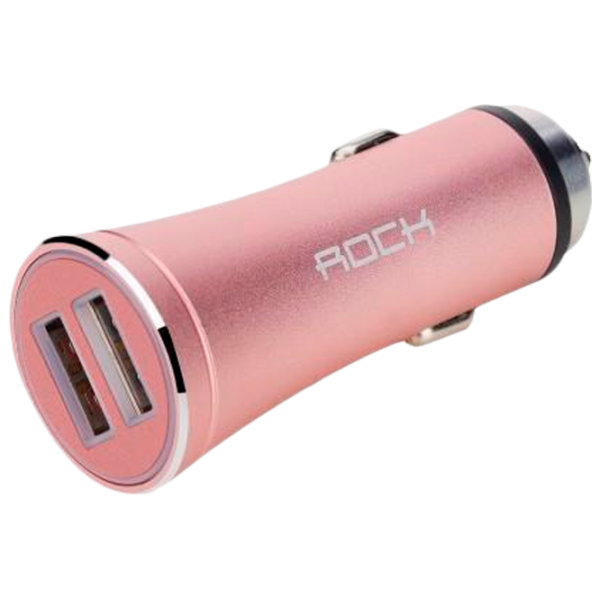 Adapter auto Rock H1 with hammer 2.4 A/ Pink photo 1
