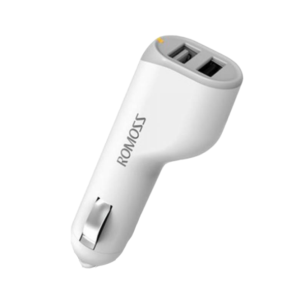 Адаптер Romoss Ranger 17 Автомобильный/ 2A/ Белый photo 1 Адаптер Romoss Ranger 17 Автомобильный/ 2A/ Белый photo 1