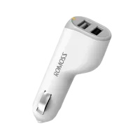 Адаптер Romoss Ranger 17 Автомобильный/ 2A/ Белый