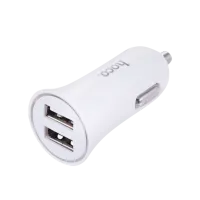 Adapter auto Hoco UC204 USB/ 2A/ White