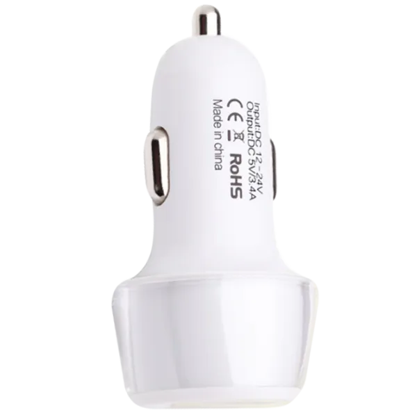 Adapter auto Nillkin Jelly 2.4 A/ White photo 1