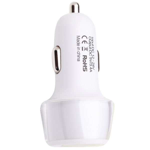 Adapter auto Nillkin Jelly 2.4 A/ White photo 1