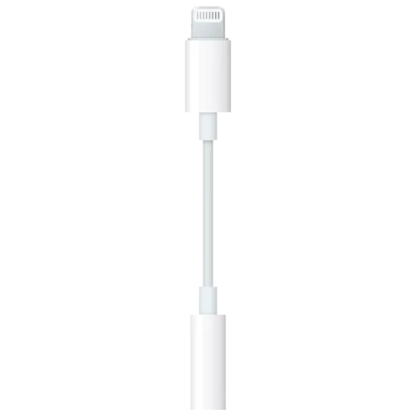 Адаптер MMX62ZM/ A Apple 3.5 mm + Lightning 0.1 м/ Белый photo 1