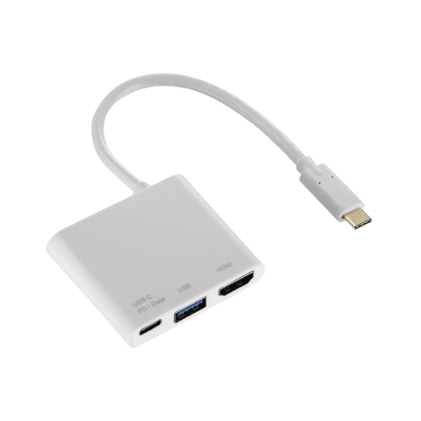 Многопортовый Адаптер USB-C (135728) Hama Белый photo 1 Многопортовый Адаптер USB-C (135728) Hama Белый photo 1