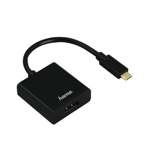 Адаптер Hama Hama 135725 USB-C Adapter for Display Port, Ultra HD Черный photo 1