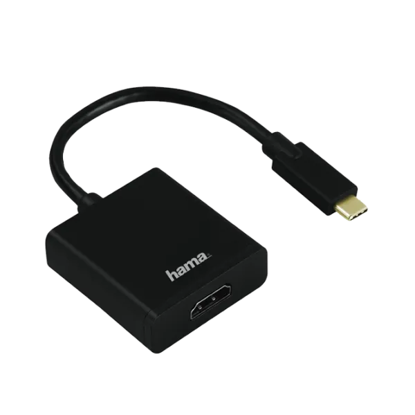Адаптер Hama Hama 135726 USB-C Adapter for HDMI, Ultra HD Черный photo 1