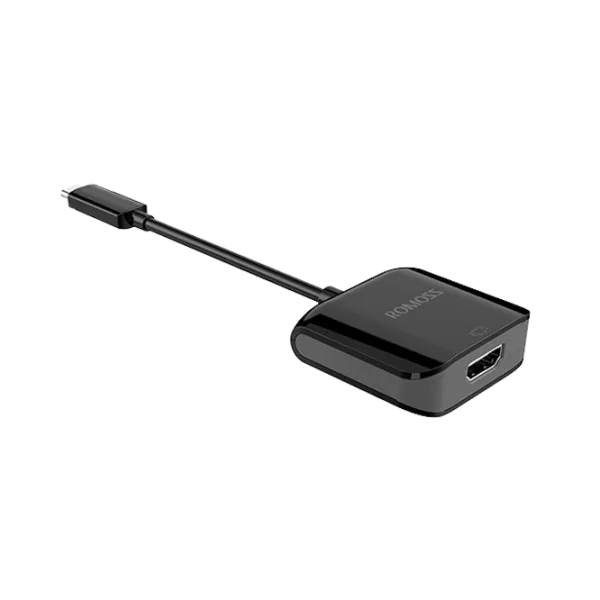 Adapter USB-C 3.1-HDMI CH02I Romoss Black photo 1 Adapter USB-C 3.1-HDMI CH02I Romoss Black photo 1