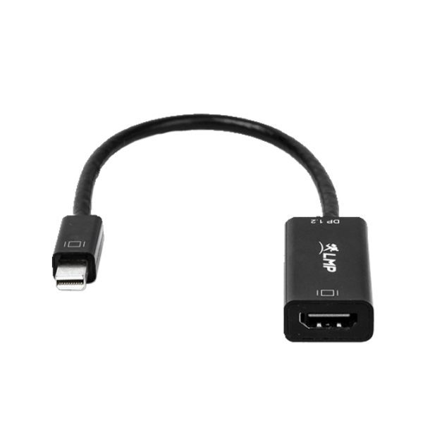 Адаптер Mini-DisplayPort to HDMI  LMP Черный photo 1 Адаптер Mini-DisplayPort to HDMI  LMP Черный photo 1