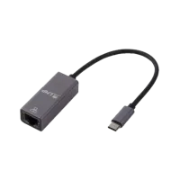 Адаптер USB-C(m) to Gigabit Ethernet(f)  LMP Серый