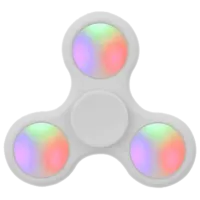 Спиннер Fidget Toys LED Белый