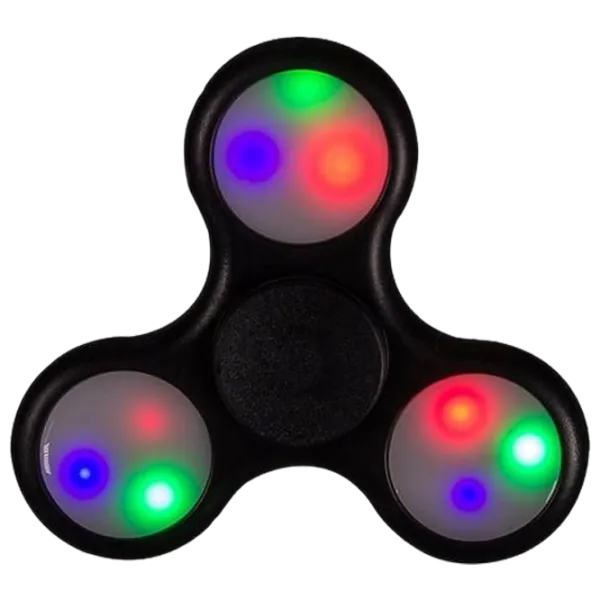 Спиннер Fidget Toys LED Черный photo 1