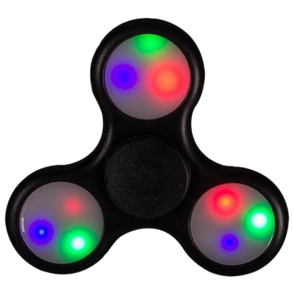 Спиннер Fidget Toys LED Черный photo 1