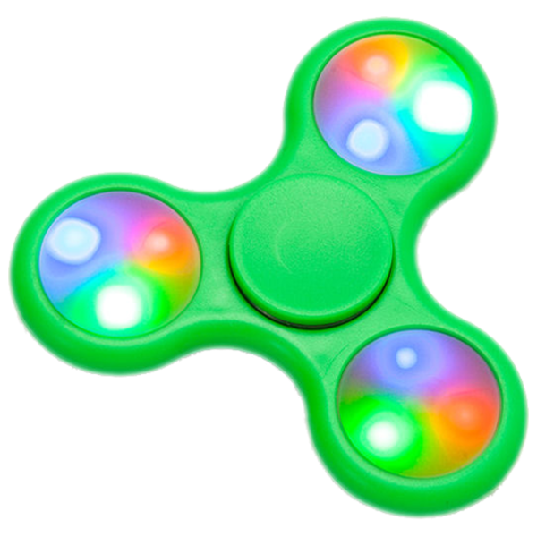 Спиннер Fidget Toys LED Зелёный photo 1 Спиннер Fidget Toys LED Зелёный photo 1