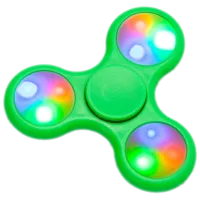 Спиннер Fidget Toys LED Зелёный
