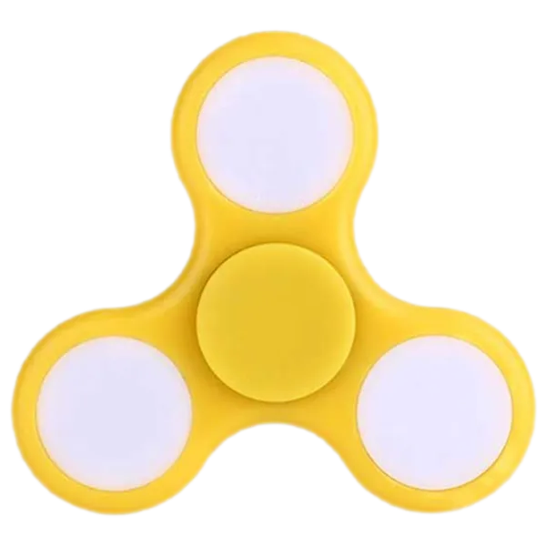 Спиннер Fidget Toys LED Желтый photo 1 Спиннер Fidget Toys LED Желтый photo 1