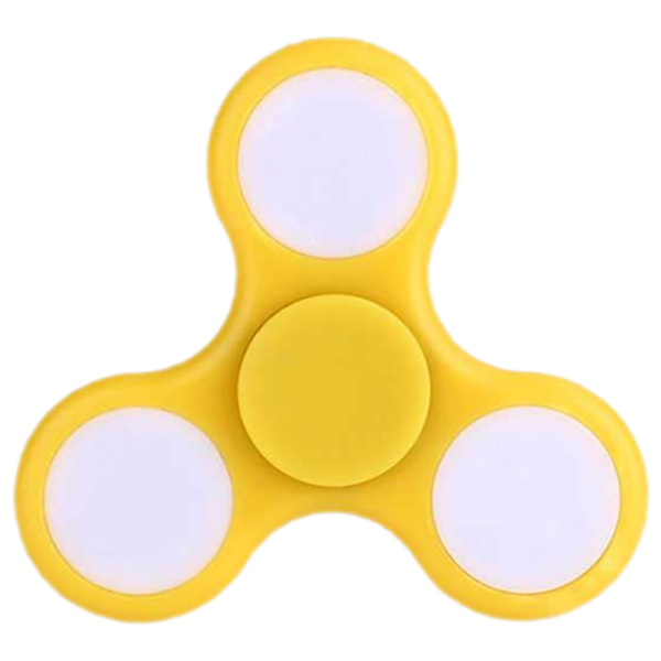 Спиннер Fidget Toys LED Желтый photo 1 Спиннер Fidget Toys LED Желтый photo 1
