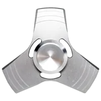 Спиннер Fidget Toys Tri Серебристый