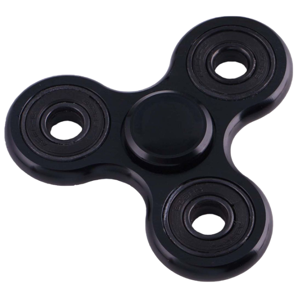 Спиннер Fidget Toys Aluminium Черный photo 1 Спиннер Fidget Toys Aluminium Черный photo 1