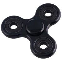 Spinner Fidget Toys Aluminium Black