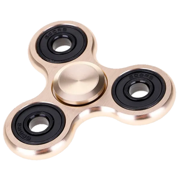 Spinner Fidget Toys Aluminium Gold photo 1