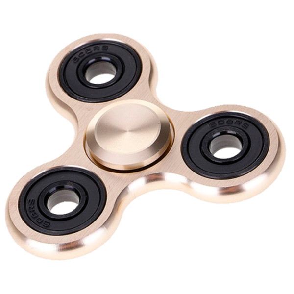 Spinner Fidget Toys Aluminium Gold photo 1