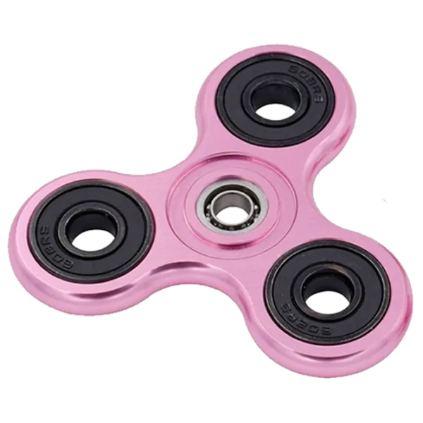 Spinner Fidget Toys Aluminium Pink photo 1 Spinner Fidget Toys Aluminium Pink photo 1