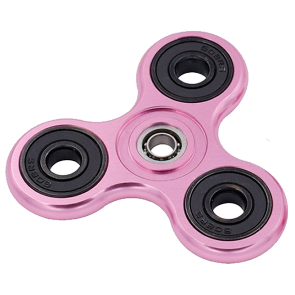 Spinner Fidget Toys Aluminium Pink photo 1 Spinner Fidget Toys Aluminium Pink photo 1