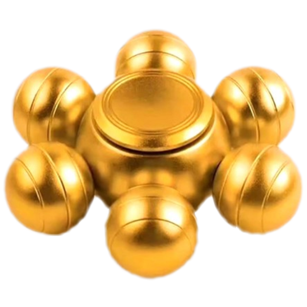 Spinner Fidget Toys 6 Balls Gold photo 1 Spinner Fidget Toys 6 Balls Gold photo 1