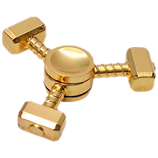 Spinner Fidget Toys 3 Ciocane Gold photo 1 Spinner Fidget Toys 3 Ciocane Gold photo 1