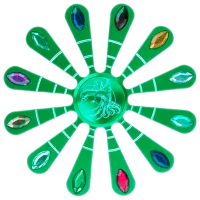 Спиннер Fidget Toys 12 Petals Зелёный